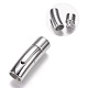 304 Stainless Steel Bayonet Clasps STAS-A035A-7.5P-1