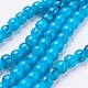 Spray Painted Glass Bead Strands GLAD-S075-6mm-70-1
