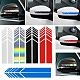 1Pair Reflective Car Stickers Decal for Rear View Mirror Car Sticker Decor DIY Car Body Sticker Side Decal Stripe for SUV Truck Vinyl Graphic ST-F708-1-8