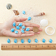 Sunnyclue 40pcs tortuga cuentas de porcelana hechas a mano DIY-SC0015-62A-3