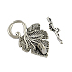 Tibetan Style Zinc Alloy Toggle Clasps TIBEP-R334-121AS-RS-2