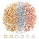 UNICRAFTALE about 1200pcs 3 Colors 2.8mm Inner Diameter Open Jump Rings 304 Stainless Steel O Shape Rings Jewelry Findings for DIY Bracelets Necklaces Jewelry Craft Making STAS-UN0029-54-1