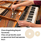 Benecreat 200 pz 2 stile pianoforte guarnizione della tastiera strumenti di riparazione per l'accordatura del pianoforte FIND-BC0002-82B-5