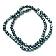 Chapelets de perles en hématite synthétique sans magnétiques G-E602-04E-2