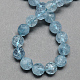 Natürlichen blauen Schwamm Quarz Perlenstränge G-R174-9mm-2
