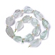 Naturelles quartz vert brins de perles G-P422-22-1