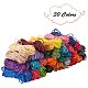30 пучок 30-х цветных вощеных полиэфирных шнурков YC-SZ0001-02-3