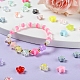 300Pcs 6 Style Transparent & Opaque & Spray Painted Acrylic Beads TACR-YW0001-46-4