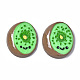 Spray Painted Resin Cabochons CRES-Q215-009-2