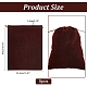 Rectangle Velvet Packing Drawstring Pouches TP-WH0009-05A-2