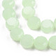 Brins de perles de verre transparentes imitation jade GLAA-N052-05B-B04-3