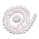 Fili di perle di perle d'acqua dolce coltivate naturali PEAR-N013-08E-6