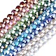 Electroplate Glass Beads Strands EGLA-S176-08A-1