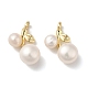 Ciondoli perla naturale PEAR-M012-03G-1