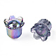 Placage uv perles acryliques transparentes PACR-N015-08-2