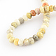 Natural Crazy Agate Stone Bead Strands G-R186-07-2