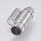 304 Stainless Steel Magnetic Clasps STAS-O114-008P-3