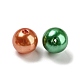 Perles en plastique ABS peintes au four KY-C017-05-2