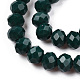 Opaque Solid Color Glass Beads Strands EGLA-A034-P6mm-D12-3