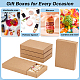 Cajas de cajón de regalo de almacenamiento de papel kraft CON-WH0095-56B-6