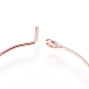 Brass Wine Glass Charm Rings Hoop Earrings X-EC067-2RG-2