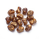 Perles acryliques de couleur bicolore MACR-Q225-25-1