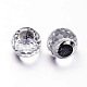 Faceted Round Glass Cabochons X-GGLA-L008A-22-1