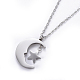 304 Stainless Steel Pendant Necklaces NJEW-F264-15P-2
