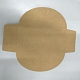 ミニハート型留め金封筒  キャメル  10.5x7cm DIY-WH0013-01-3