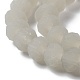 Imitation Jade Solid Color Glass Beads Strands EGLA-A034-J4mm-MD10-4