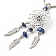 Porte-clés lapis lazuli naturel KEYC-JKC00346-05-3