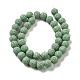 Brins de perles de pierre de lave naturelle G-L435-03-8mm-15-2