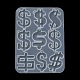 Stampi in silicone fai da te con ciondolo con simbolo del dollaro SIMO-C012-07-4