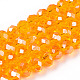 Electroplate Glass Beads Strands EGLA-A034-T6mm-A24-1