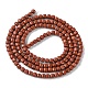 Chapelets de perles en jaspe rouge naturel G-F748-I01-3