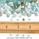 OLYCRAFT Natural Apatite Chip Beads Strands 3~5mm Apatite Pre Drilled Crystal Crushed Chips Beads Undyed DIY Handmade Natural Healing Crystals for Bracelets Making G-OC0002-98-2