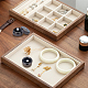 FINGERINSPIRE 3Pcs 3 Colors Alloy & Stainless Steel Loose Diamond Boxes CON-FG0001-07-6