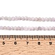 Природные кунцит бисер нитей&nbsp;G-G343-B03-3mm-5