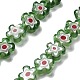 Ручной работы millefiori стеклянные бусины нитки LAMP-F035-09Q-1