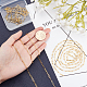 CREATCABIN 1 Box 10 Feet Paperclip Links Chains Real 14K Gold Plated Oval Soldered Drawn Elongated Brass Extender Necklace Cable Chain for DIY Jewelry Making Bracelets Choker Crafts Findings KK-CN0001-60-3
