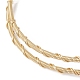 Grade un bracelet manchette en perles naturelles BJEW-JB09593-3