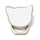 Zinc Alloy Cat Cell Phone Holder Stand Findings AJEW-G035-01G-2
