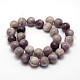 Fili di perle di giada lilla naturale G-L312B-01-2