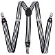 GORGECRAFT Y Shaped Suspenders Clothing Accessories Wedding Sets Adjustable Brace Polyester Elastic AJEW-WH0258-293C-1