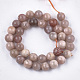 Natürliche sunstone Perlen Stränge G-S333-12mm-038-2