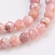 Chapelets de perles en rhodochrosite naturelle G-F568-075E-3mm-3