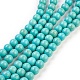 Chapelets de perles en turquoise synthétique TURQ-G106-4mm-02D-1