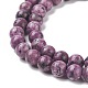 Natural Larvikite Beads Strands G-E443-A16-4