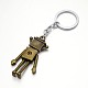 Zinc Alloy Robot Key Clasps KEYC-O009-07AB-2