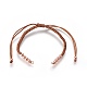 Nylon Cord Braided Bead Bracelets Making BJEW-F360-FRG09-1